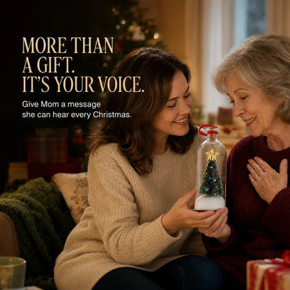 Valeto® - Bring Christmas Memories to Life: Recordable Tree Message in a Bottle